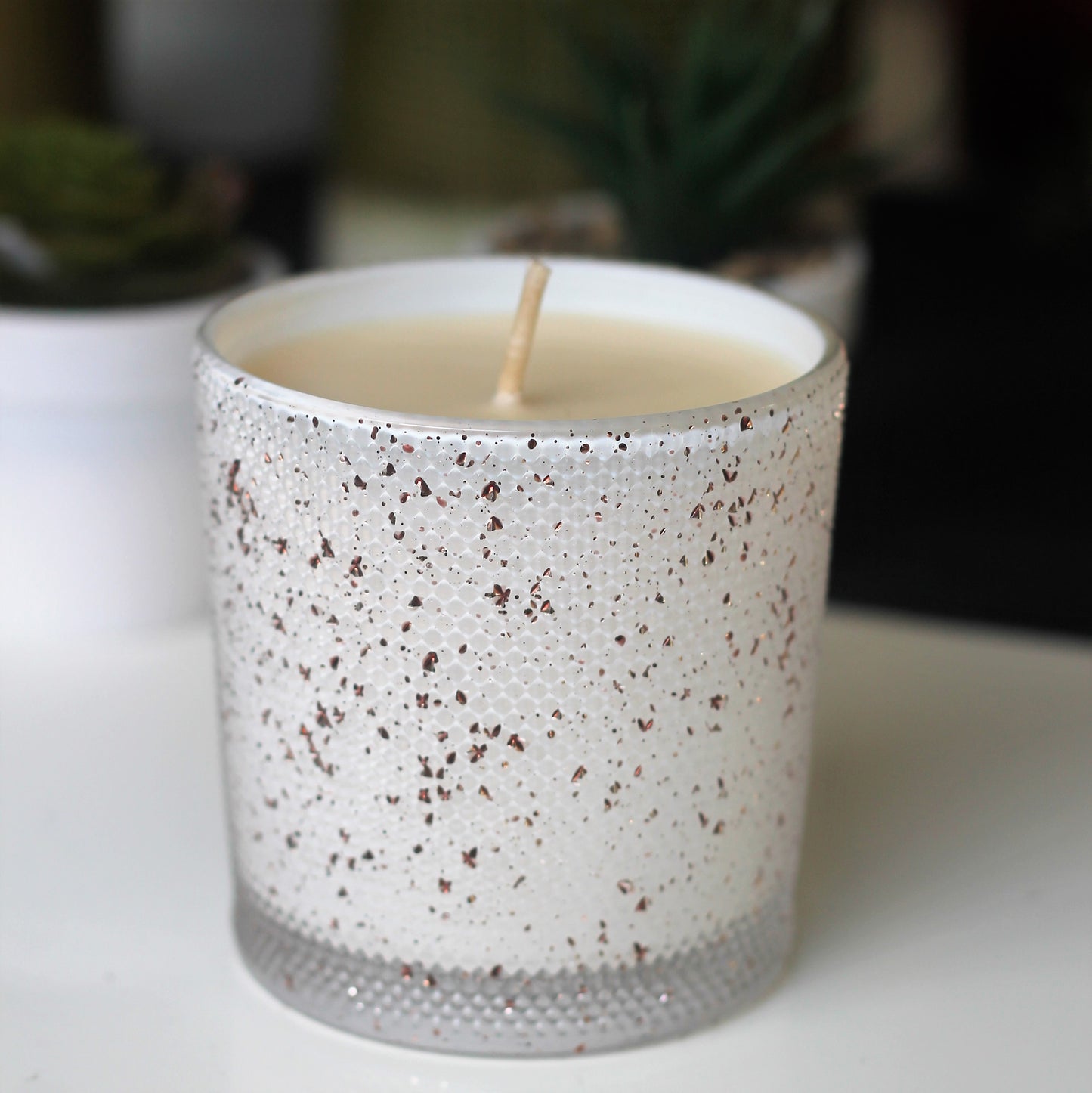 Medium Sized Sparkling Candle